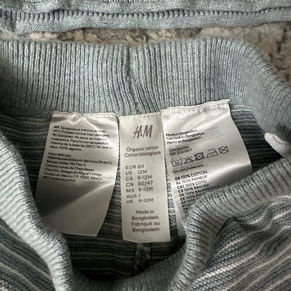 H&M 2 piece knit set 9-12 months - Picture 2 of 3
